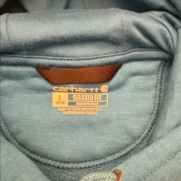 Carhartt Women’s Bright Blue Hoodie - Picture 8 of 9